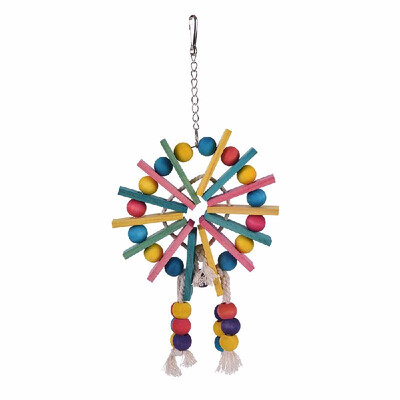 Colorful Parrot Chew Bite Climb Toy Wooden Ladder Ferris Wheel Hanging Toys Bird Cage Accessories for Parakeet Budgie Macaw Cockat
Colorful Parrot Chew Bite Climb Toy Wooden Ladder Ferris Wheel Hanging Toys Bird Cage Accessories for Parakeet Budgie Macaw Cockat