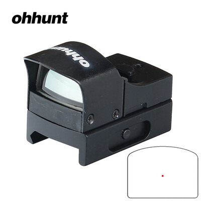 ohhunt Compact Tactical Hunting Parallax Free Mini Micro Reflex Holographic Red Green Dot Sight Scope 20mm Weaver Rail Mount
ohhunt Compact Tactical Hunting Parallax Free Mini Micro Reflex Holographic Red Green Dot Sight Scope 20mm Weaver Rail Mount