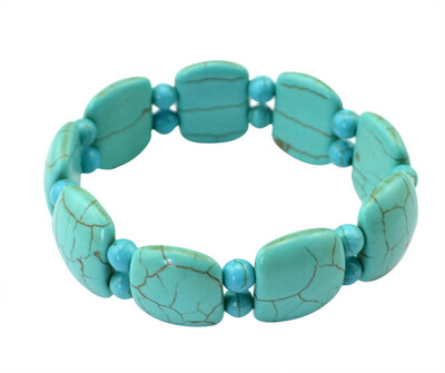 Idealway Tibetan Style Natural Turquoise Bracelet Turquoise Beads Adjustable Females Bangle Bracelet
Idealway Tibetan Style Natural Turquoise Bracelet Turquoise Beads Adjustable Females Bangle Bracelet