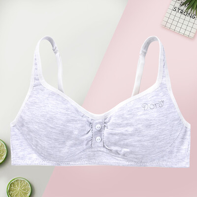 Girl bra student underwear development period cotton buckle paragraph no steel ring junior high school student bra DRBR135-pink 80B
Girl bra student underwear development period cotton buckle paragraph no steel ring junior high school student bra DRBR135-pink 80B