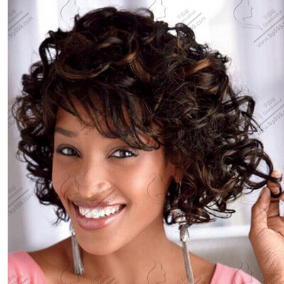QianBaiHui Short Curly Wigs for Women Brown Hair Bob Wig with Bangs Heat Resistant Synthetic Fashion Full Wig with Free Wig Cap
QianBaiHui Short Curly Wigs for Women Brown Hair Bob Wig with Bangs Heat Resistant Synthetic Fashion Full Wig with Free Wig Cap