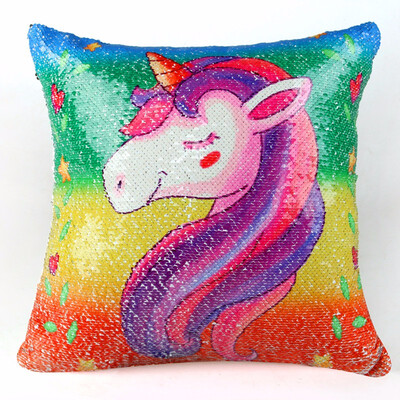 Cntomlv Reversible Sequins Unicorn Cushion Cover 4040 Decorative Mermaid Pillows For Sofa Home Decor Drop Shipping
Cntomlv Reversible Sequins Unicorn Cushion Cover 4040 Decorative Mermaid Pillows For Sofa Home Decor Drop Shipping
