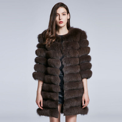 Fox Fur Coat Natural Fur Coat Real Fur Coat Winter Woman Jacket Length Can Change Warm Stripe Stitching 2018 New Discount Sale
Fox Fur Coat Natural Fur Coat Real Fur Coat Winter Woman Jacket Length Can Change Warm Stripe Stitching 2018 New Discount Sale