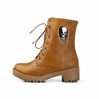 2018 hot sale ankle boots for women skull street lace up platform womens boots fashion ladies autumn winter boots shoes
2018 hot sale ankle boots for women skull street lace up platform womens boots fashion ladies autumn winter boots shoes