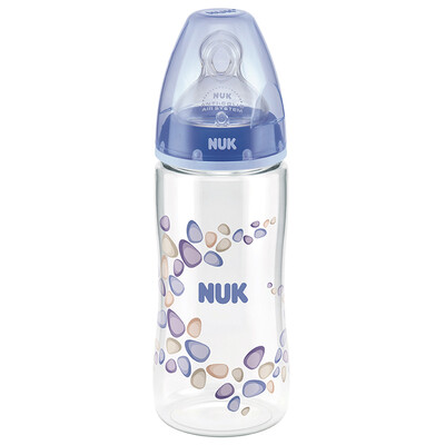 NUK wide caliber bottle baby baby PA bottle resistant to wear bottle 300ml with silicone anti-flatulence nipple 6 months or more round hole color random Germany imports
NUK wide caliber bottle baby baby PA bottle resistant to wear bottle 300ml with silicone anti-flatulence nipple 6 months or more round hole color random Germany imports