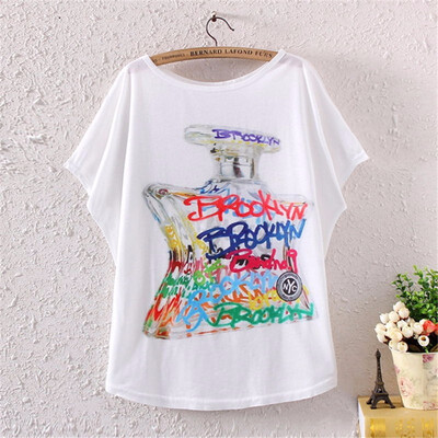 Vintage Spring Summer Digital Printing Girl Womens Loose Short Batwing Sleeve T-shirt
Vintage Spring Summer Digital Printing Girl Womens Loose Short Batwing Sleeve T-shirt