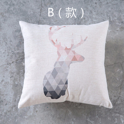 Nordic Style Cushion Decorative Pillows Cover Elephant Gray Throw Pillows Case Pink Deer Geometric Cushions Cover for Sofa 45x45
Nordic Style Cushion Decorative Pillows Cover Elephant Gray Throw Pillows Case Pink Deer Geometric Cushions Cover for Sofa 45x45