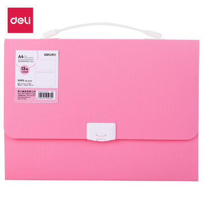 Deli deli fashion portable organ package test package A4 multi-layer file information package transaction package blush 5237
Deli deli fashion portable organ package test package A4 multi-layer file information package transaction package blush 5237