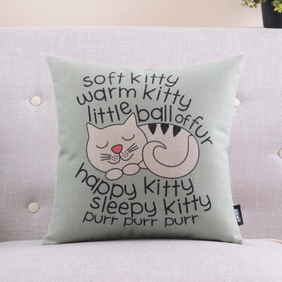 Vintage Decorative Home Cotton Linen Pillow Case Cover Living Room Bed Chair Seat Waist Throw Cushion Lovely Cat Pillowcases
Vintage Decorative Home Cotton Linen Pillow Case Cover Living Room Bed Chair Seat Waist Throw Cushion Lovely Cat Pillowcases