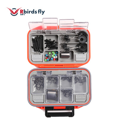 R birdsfly hook set full set of fishing gear accessories hook box space bean lead storage box fishing supplies fishing gear Isetny barbed small RBF104
R birdsfly hook set full set of fishing gear accessories hook box space bean lead storage box fishing supplies fishing gear Isetny barbed small RBF104