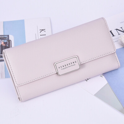 Ladies long simple multi function wallet multifunctional handbag buckle wallet candy purse wallet
Ladies long simple multi function wallet multifunctional handbag buckle wallet candy purse wallet