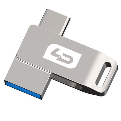 LD-UD014 32G USB30 type-c dual interface full metal rotating mini mobile computer dual-use flash drive silver
LD-UD014 32G USB30 type-c dual interface full metal rotating mini mobile computer dual-use flash drive silver