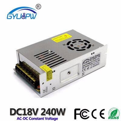 Single Output Switching Power Supply AC110V 220V to DC18V 133A 240W Power Source SMPS for CCTV CNC Motor Printer Led Light
Single Output Switching Power Supply AC110V 220V to DC18V 133A 240W Power Source SMPS for CCTV CNC Motor Printer Led Light