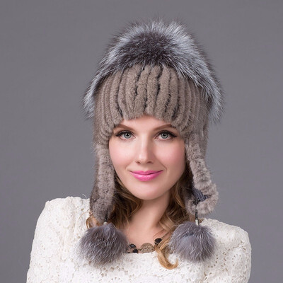 Mink Fur Hat Russian Winter Hat Womens Genuine Suede Fur Hat Silver Fox Fur 2018 Womens Fashion High-End Female Cap DHY-22
Mink Fur Hat Russian Winter Hat Womens Genuine Suede Fur Hat Silver Fox Fur 2018 Womens Fashion High-End Female Cap DHY-22
