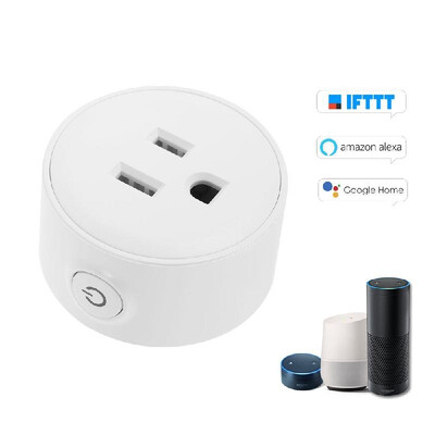 Mini Wifi Smart Socket with Bulgy OnOff Button Smart Alexa Outlet Support APP Remote Control Timing Function Voice Control for Am 
Mini Wifi Smart Socket with Bulgy OnOff Button Smart Alexa Outlet Support APP Remote Control Timing Function Voice Control for Am
