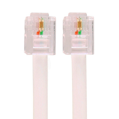 Shanze SAMZHE DH-2015L 2-core multi-strand 6P2C pure copper telephone line voice jumper machine extension cable connecting line finished telephone line with crystal head 15 meters
Shanze SAMZHE DH-2015L 2-core multi-strand 6P2C pure copper telephone line voice jumper machine extension cable connecting line finished telephone line with crystal head 15 meters