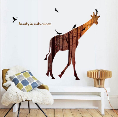 Forest Deer Flying Birds Wall Stickers for Living Room Restaurant Office Decor Wall Decals Art Mural Poster
Forest Deer Flying Birds Wall Stickers for Living Room Restaurant Office Decor Wall Decals Art Mural Poster