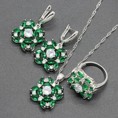 Blue Stone Silver Plated Jewelry Sets for Women Choker Necklace Dangle Earrings Ring Six Colors Available Free Jewelry Box
Blue Stone Silver Plated Jewelry Sets for Women Choker Necklace Dangle Earrings Ring Six Colors Available Free Jewelry Box