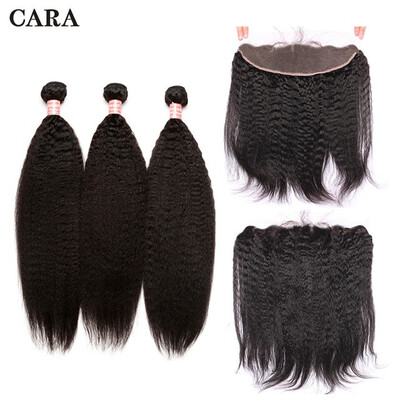 Kinky Straight Brazilian Hair Weave Bundles with Closure Virgin Human Hair 3 Bundles With Lace Frontal Closure 4Pcs Dolago
Kinky Straight Brazilian Hair Weave Bundles with Closure Virgin Human Hair 3 Bundles With Lace Frontal Closure 4Pcs Dolago