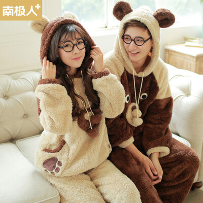 Antarctic couple pajamas female winter head flannel long-sleeved cartoon bear coral fleece home service T-DR8018 female models light brown code
Antarctic couple pajamas female winter head flannel long-sleeved cartoon bear coral fleece home service T-DR8018 female models light brown code