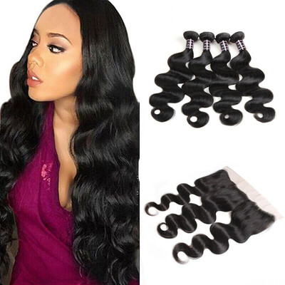 Ishow Hair 7A Brazilian Body Wave Lace Frontal Closure With Bundles Human Hair 4 Bundles With Lace Closure 13x4
Ishow Hair 7A Brazilian Body Wave Lace Frontal Closure With Bundles Human Hair 4 Bundles With Lace Closure 13x4