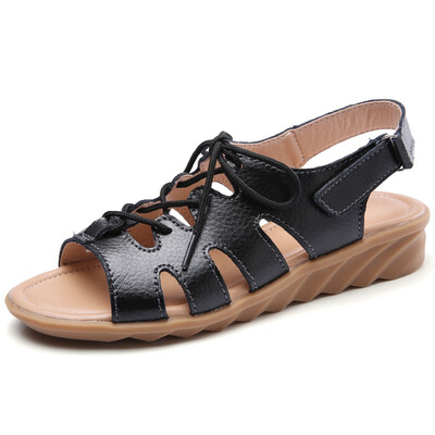 Women Gladiator Sandals Shoes Genuine Leather Lace Up Flat Heels Sandals Ladies Casual Summer Shoes Women Beach Sandals
Women Gladiator Sandals Shoes Genuine Leather Lace Up Flat Heels Sandals Ladies Casual Summer Shoes Women Beach Sandals