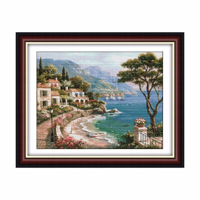 Decdeal 248 197 inches Harbor of Love Pattern Cross Stitch Kit with Pre printed 14CT Canvas Cloth & Cotton Thread Embroidery C
Decdeal 248 197 inches Harbor of Love Pattern Cross Stitch Kit with Pre printed 14CT Canvas Cloth & Cotton Thread Embroidery C