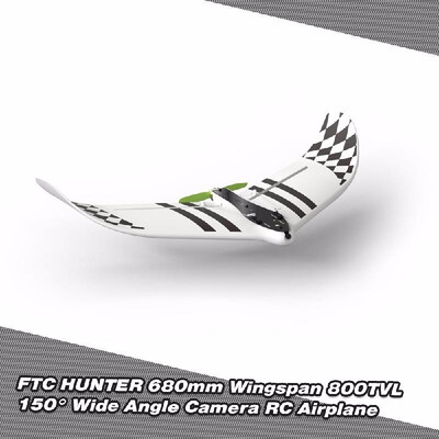 FTC HUNTER 660mm Wingspan 800TVL 150° Wide Angle Camera EPP Delta Wing Racer RC Airplane PNP with FPV System
FTC HUNTER 660mm Wingspan 800TVL 150° Wide Angle Camera EPP Delta Wing Racer RC Airplane PNP with FPV System