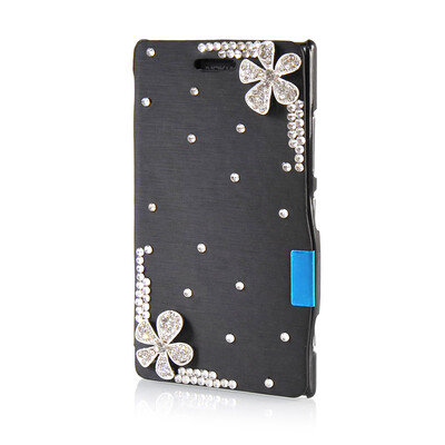 MOONCASE Luxury Flower Crystal Leather Side Flip Wallet Pouch Case Cover for Nokia Lumia 925
MOONCASE Luxury Flower Crystal Leather Side Flip Wallet Pouch Case Cover for Nokia Lumia 925