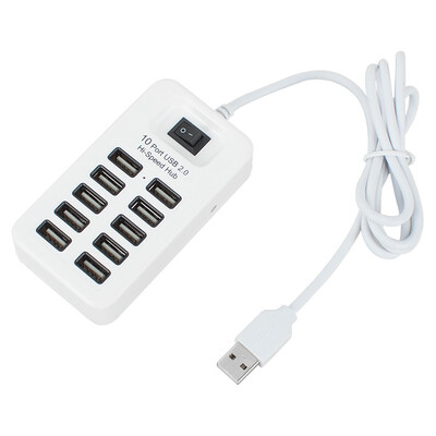 High Speed USB HUB 10 Ports USB 20 Splitter with Micro USB Charging Interface for Windows XP Vista 7 8 10 Linux Mac OS
High Speed USB HUB 10 Ports USB 20 Splitter with Micro USB Charging Interface for Windows XP Vista 7 8 10 Linux Mac OS