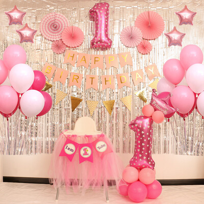 Jiamo baby age decorative balloon children birthday party arrangement supplies balloon decorations pink
Jiamo baby age decorative balloon children birthday party arrangement supplies balloon decorations pink