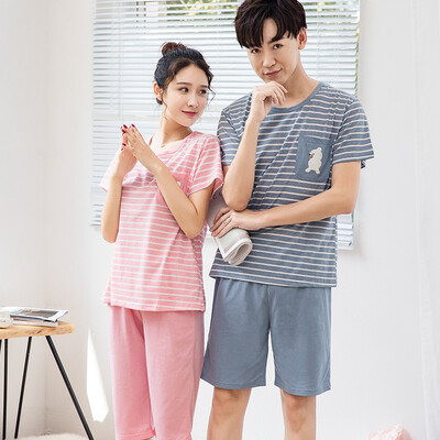 Dings grid summer couple pajamas short-sleeved Korean mens&womens home service suit J4832J4833 pink female models womens code
Dings grid summer couple pajamas short-sleeved Korean mens&womens home service suit J4832J4833 pink female models womens code