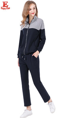 L XL XXL 3XL 4XL 5XL plus size cotton new autumn 2018 women tracksuit big size 2 two piece clothing set blue casual sweat pant
L XL XXL 3XL 4XL 5XL plus size cotton new autumn 2018 women tracksuit big size 2 two piece clothing set blue casual sweat pant