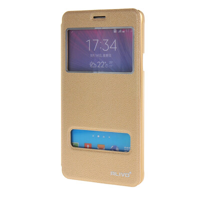 MOONCASE Samsung Galaxy Note 4 Case View Slim Leather Flip Pouch Bracket Back Cover Gold
MOONCASE Samsung Galaxy Note 4 Case View Slim Leather Flip Pouch Bracket Back Cover Gold