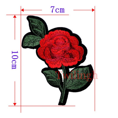 1 Pc Top New Brand Clothes Patches Bird Red Rose Flower Embroidered Patch DIY Iron On Sew Fabric Repair Clothing Wedding Patches
1 Pc Top New Brand Clothes Patches Bird Red Rose Flower Embroidered Patch DIY Iron On Sew Fabric Repair Clothing Wedding Patches