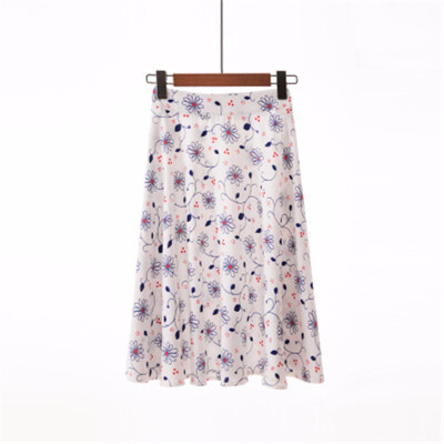 High Waist Floral Print Women Elegant Skirts Elastic Waist Summer Skirt Casual Party Faldas Mujer Saias
High Waist Floral Print Women Elegant Skirts Elastic Waist Summer Skirt Casual Party Faldas Mujer Saias