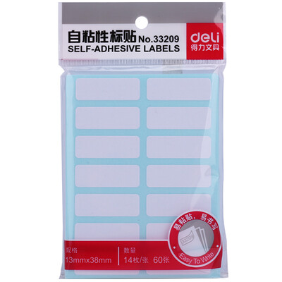 Effective deli 33209 840 stickers label stickers 13 × 38mm self-adhesive label paper 14
Effective deli 33209 840 stickers label stickers 13 × 38mm self-adhesive label paper 14