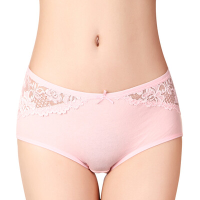 Hengyuan Xiang underwear lace lace cotton underwear women low waist briefs 4 gift box XL code
Hengyuan Xiang underwear lace lace cotton underwear women low waist briefs 4 gift box XL code