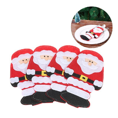 4pcsset Santa Claus Christmas Cutlery Holders Fork Knife Spoon Bags Pockets Set Christmas Decor Ornaments
4pcsset Santa Claus Christmas Cutlery Holders Fork Knife Spoon Bags Pockets Set Christmas Decor Ornaments