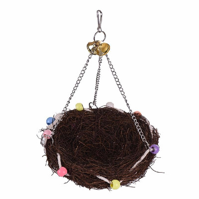 Bird Stand Net Natural Bird Nest Color Parrot Hanging Swing Chew Toy Bird Cage Accessories for Parakeet Budgie Macaw Cockatoo Bird
Bird Stand Net Natural Bird Nest Color Parrot Hanging Swing Chew Toy Bird Cage Accessories for Parakeet Budgie Macaw Cockatoo Bird