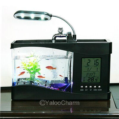MyMei Mini USB LCD Desktop Fish Tank Aquarium Clock Timer Calendar LED Lamp Light NEW
MyMei Mini USB LCD Desktop Fish Tank Aquarium Clock Timer Calendar LED Lamp Light NEW