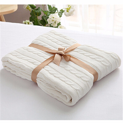 100 Cotton High Quality Blanket Handmade Soft Knitted Solid Color Plaid Throw Blanket On Sofa Bed Plane Warm Bedspreads
100 Cotton High Quality Blanket Handmade Soft Knitted Solid Color Plaid Throw Blanket On Sofa Bed Plane Warm Bedspreads