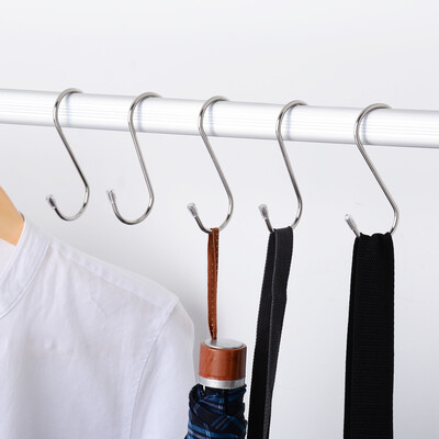 Maybelline medium S-type hook stainless steel multi-function two-way hook 5 Pack load-bearing strong portable
Maybelline medium S-type hook stainless steel multi-function two-way hook 5 Pack load-bearing strong portable