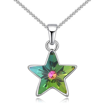 Fashion Crystal Star Pendant Necklaces Chain Necklace For Women Made with Crystal from Austria White Gold Plated 26628
Fashion Crystal Star Pendant Necklaces Chain Necklace For Women Made with Crystal from Austria White Gold Plated 26628
