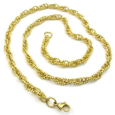 Hpolw Jewelry Mens Stainless Steel Casting Gold-Plated Necklace with Popcorn Chain Lobster Clasps Link
Hpolw Jewelry Mens Stainless Steel Casting Gold-Plated Necklace with Popcorn Chain Lobster Clasps Link