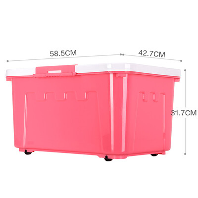 Ai Lai AILYA storage box plastic storage box large flip cover storage box quilt clothes toy storage box 50L 1 Pack pink Z1358
Ai Lai AILYA storage box plastic storage box large flip cover storage box quilt clothes toy storage box 50L 1 Pack pink Z1358