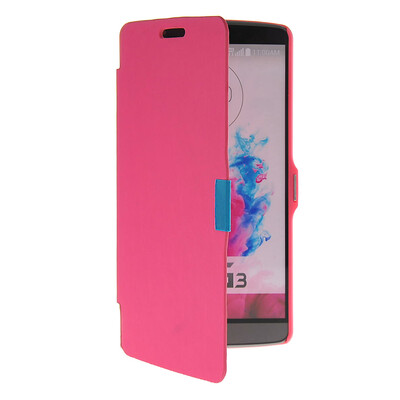 MOONCASE Ultre Slim Leather Side Flip Wallet Shell Back Case Cover for LG G3 Hot pink
MOONCASE Ultre Slim Leather Side Flip Wallet Shell Back Case Cover for LG G3 Hot pink