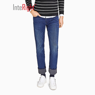 INTERIGHT jeans mens classic straight autumn stretch comfortable jeans dark blue 36 yards
INTERIGHT jeans mens classic straight autumn stretch comfortable jeans dark blue 36 yards