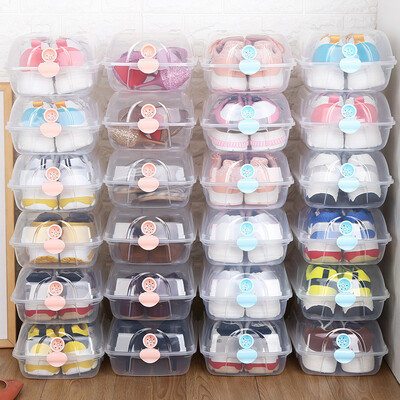 HAIXIN Haixing Ms Transparent Shoe Box Saver Space Clamshell Plastic Womens Shoes Box Thicken Stackable Box Moisture Breathable Storage Box Blue Buckle 8 Pack
HAIXIN Haixing Ms Transparent Shoe Box Saver Space Clamshell Plastic Womens Shoes Box Thicken Stackable Box Moisture Breathable Storage Box Blue Buckle 8 Pack