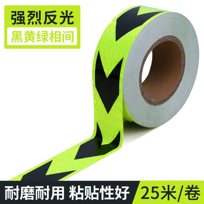 Fun line arrow high reflective sticker black green 25 m car card truck road stickers warning reflective film construction property reflective tape warning line
Fun line arrow high reflective sticker black green 25 m car card truck road stickers warning reflective film construction property reflective tape warning line